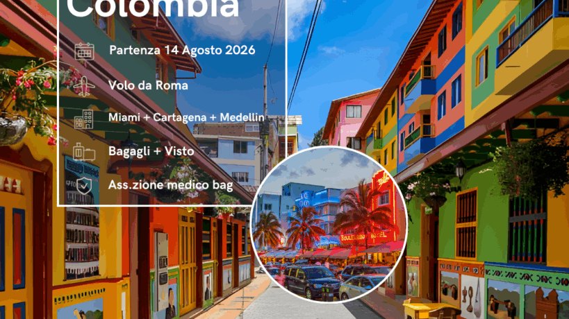 Veduta di Miami e Cartagena in confronto per vacanze